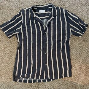 Men’s Urban Outfitters Striped Button Down Shirt
